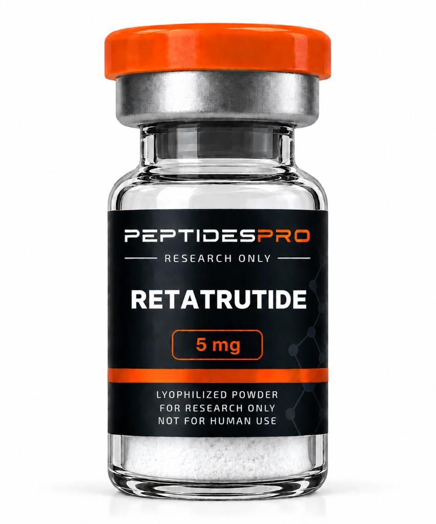 Retatrutide, 5 mg, gevriesdroogd poeder in verzegelde vial