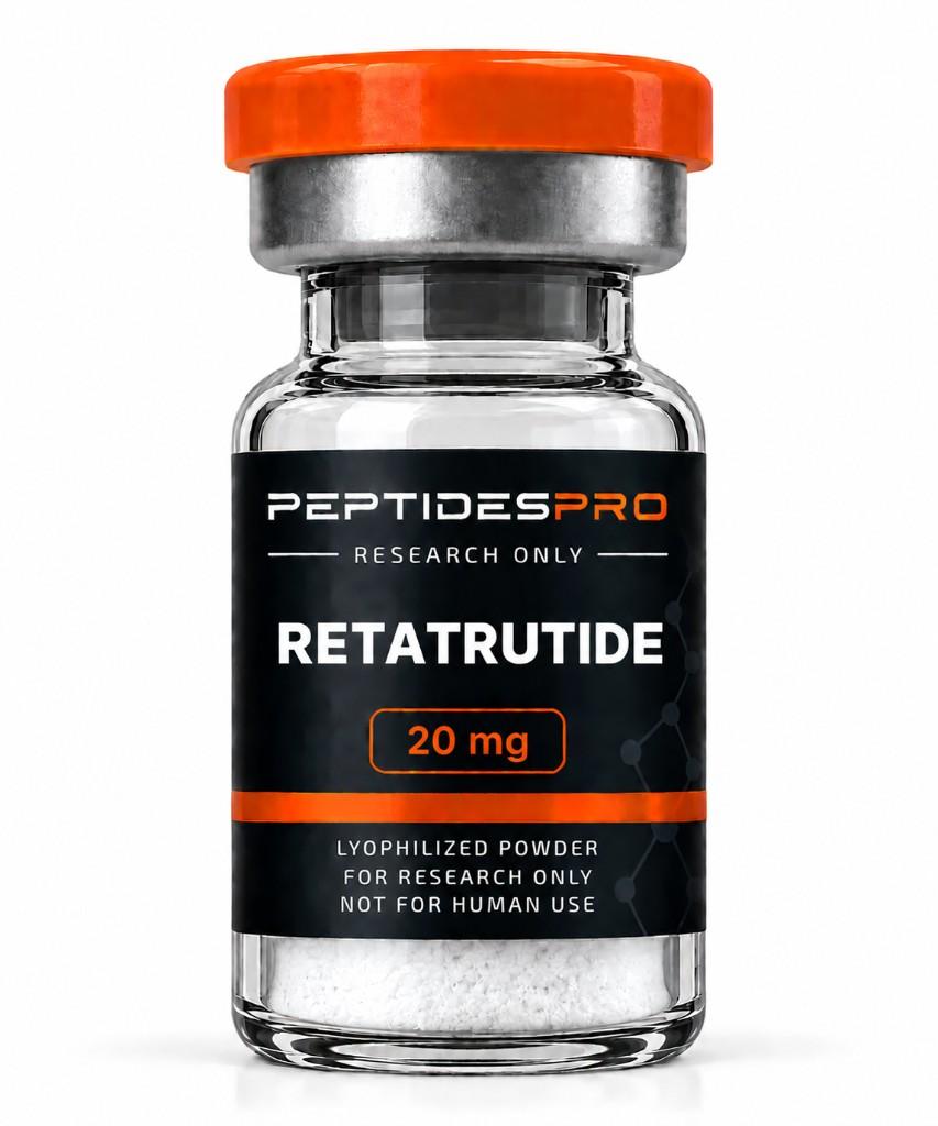 Retatrutide, 20 mg, gevriesdroogd poeder in verzegelde vial