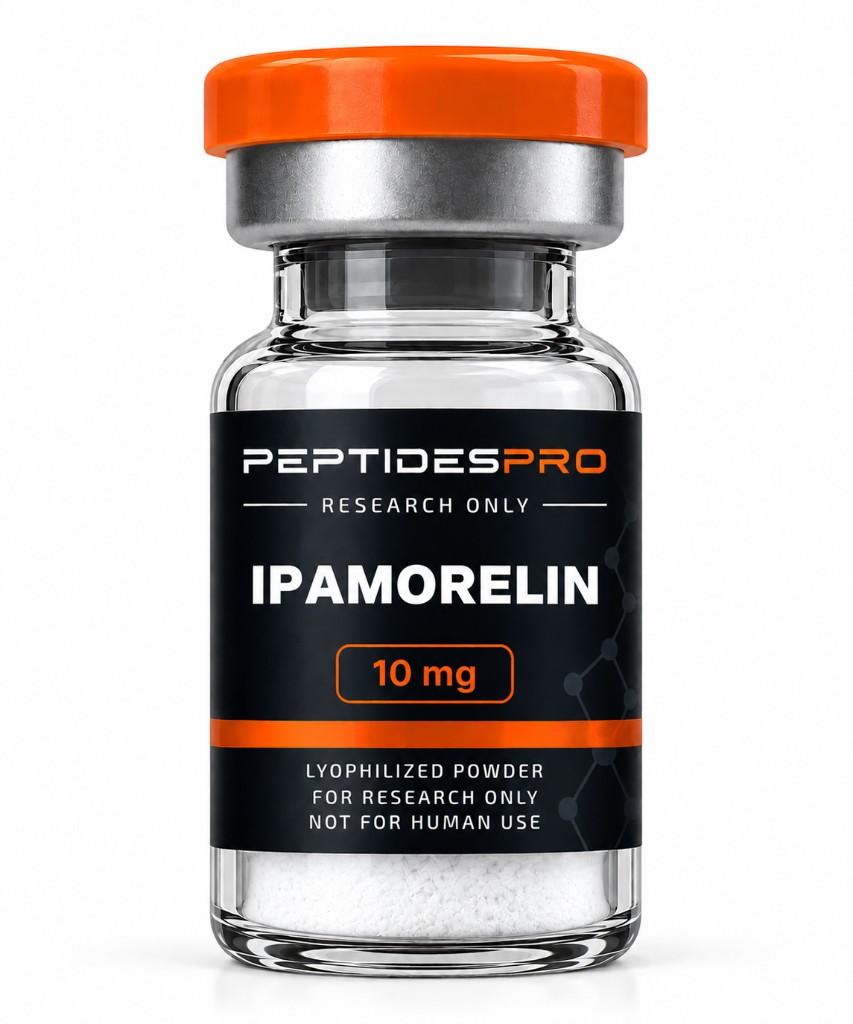 Ipamorelin, 10 mg, gevriesdroogd poeder in verzegelde vial