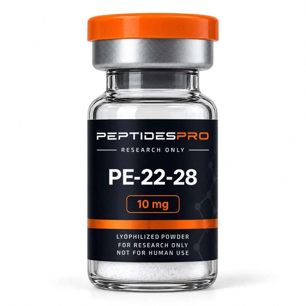 PE-22-28, 10 mg, gevriesdroogd poeder in verzegelde vial